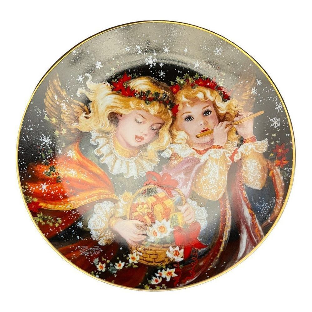 W.S. George "Angels We Have Heard On High" Collector‎ Plate new